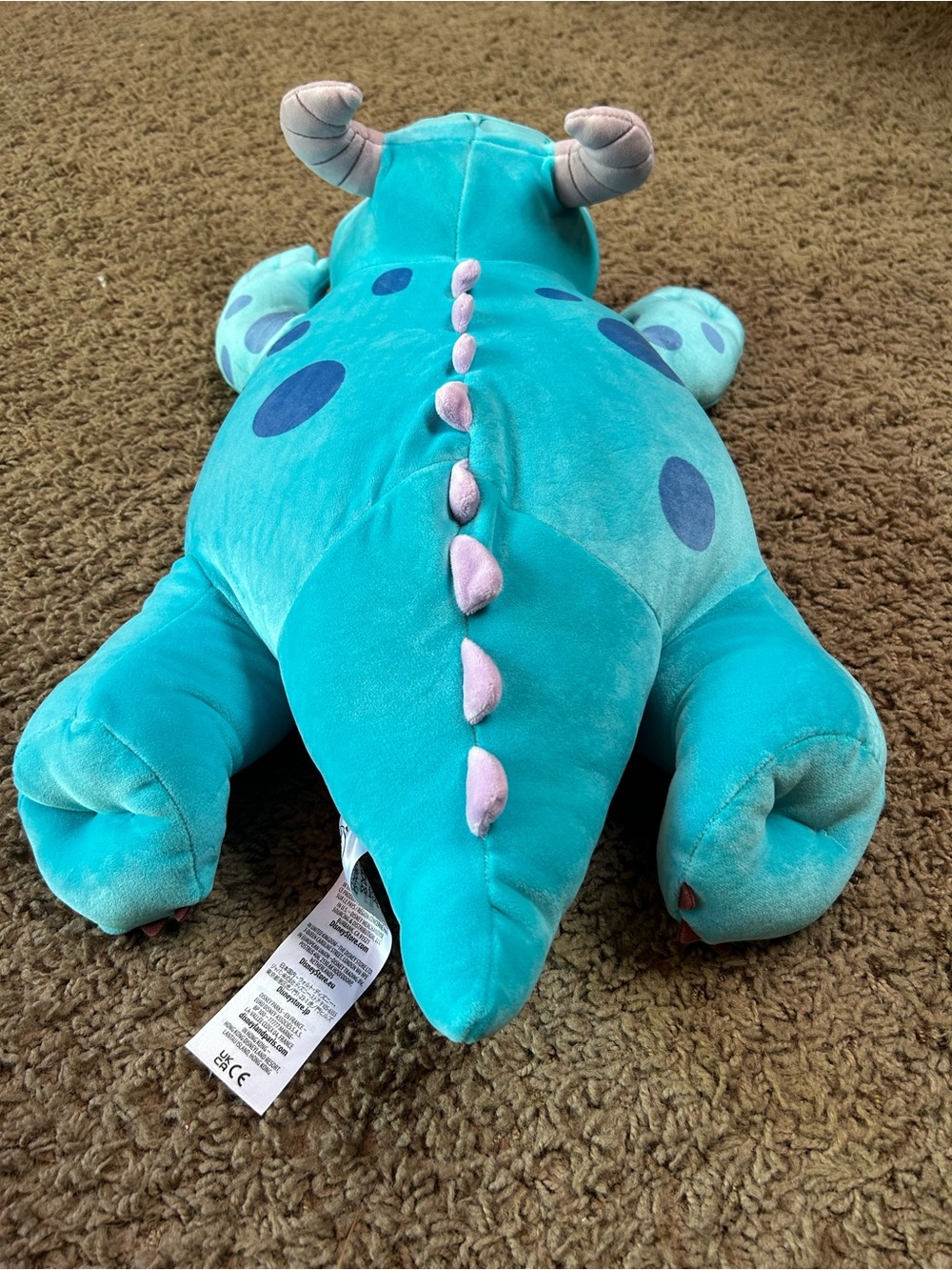 Disney Store Monsters Inc Sulley Cuddleez Plush 24” EUC - Picture 4 of 4